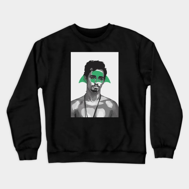 UMBRELLA ACADEMY KLAUS Crewneck Sweatshirt by origin illustrations